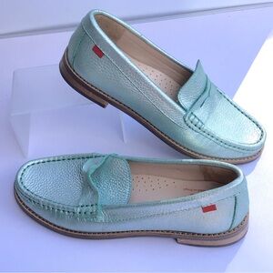 Marc Joseph New York Leather Unisex Kids/Child Slip-on Loafer Shoe East Village